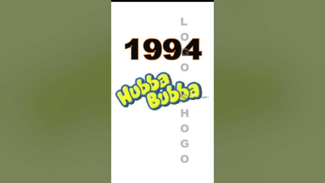 Hubba Bubba logo Evolution #hubbabubba #chewing #gum #shorts