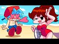 GIRLFRIEND'S SUMMER VACATION! Friday Night Funkin' Logic | Cartoon Animation