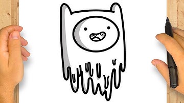 HOW TO DRAW FINN | Adventure Time | Step by Step Simple and Easy