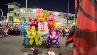 Sydney Cabramatta moon festival 2023 THQ lion dance kids routine and teenagers routine THQ style