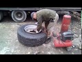 Взрыв колеса без шиномонтажа  🚛 Wheel explosion