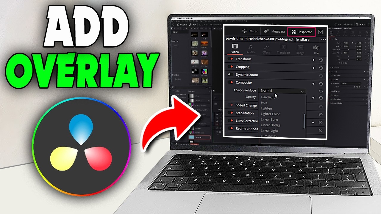 How to Add Overlay in Davinci Resolve (2026) - YouTube