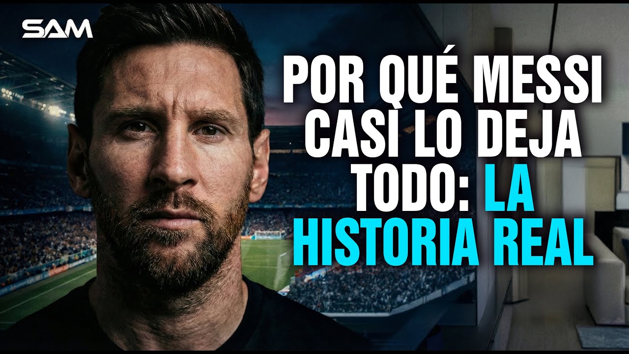 Por qué Messi casi lo deja todo: La historia real