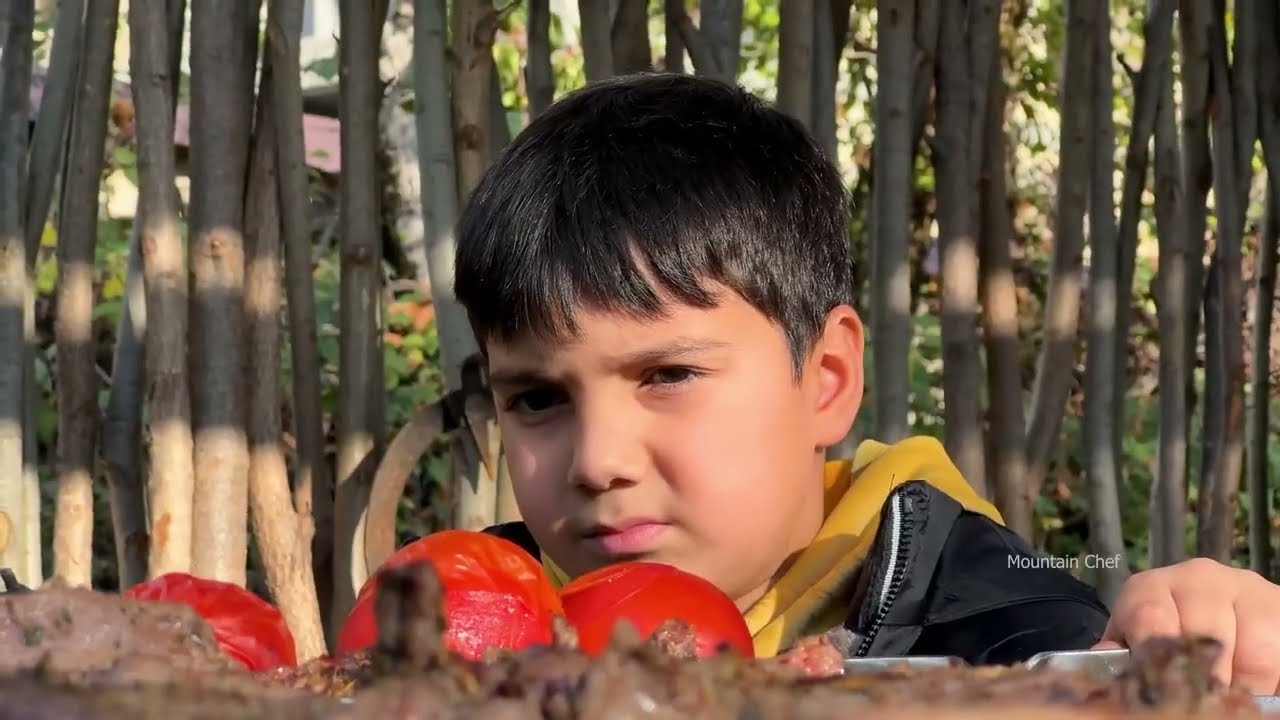 THE MOST DELICIOUS COW KEBAB Ever?! 🤯 Massive Beef Feast over Open Fire 🥩🔥