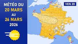 Météo Du Vendredi 20 Au Jeudi 26 Mars 2026