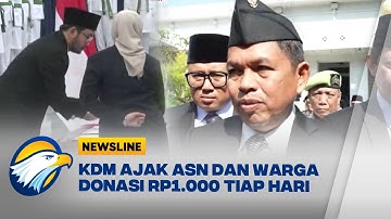 KDM minta ASN & Warga Jabar Donasi Rp1.000 per Hari untuk Warga [Newsline]