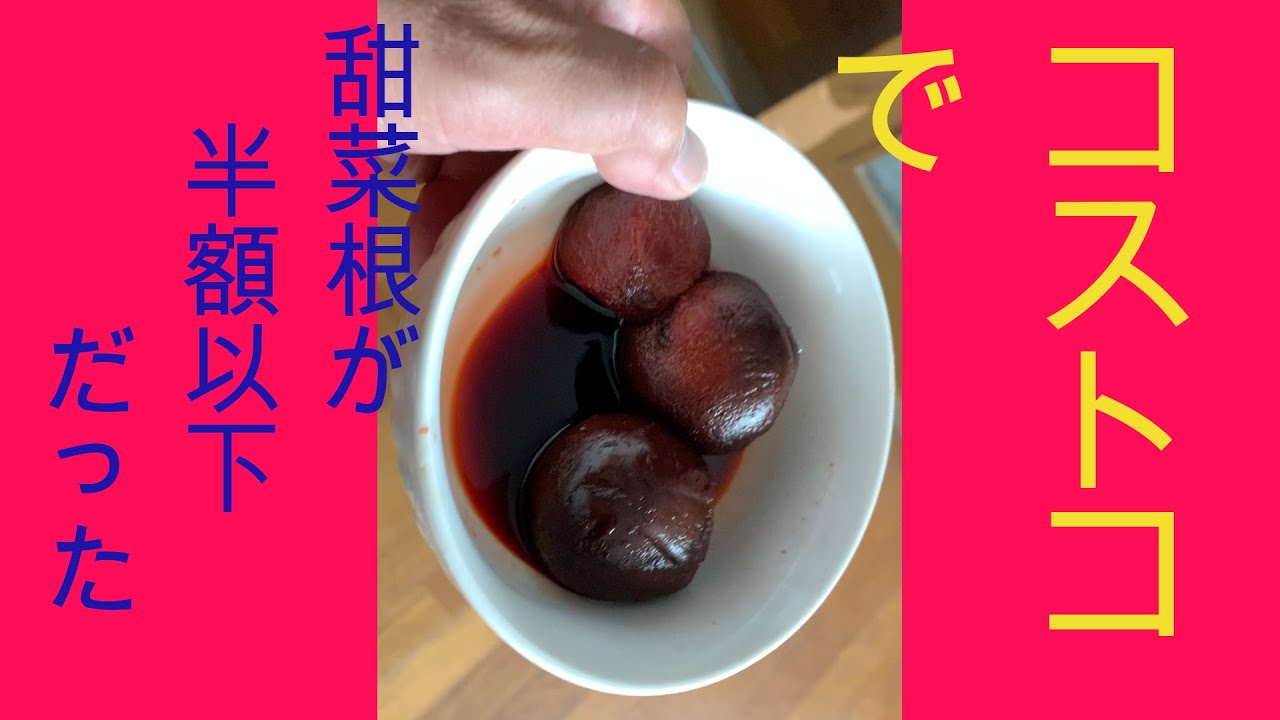 ベビービートルート？ COSTCOでBEETrootが投げ売りだった件 YouTube