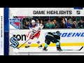 Rangers @ Kraken 10/31/21 | NHL Highlights