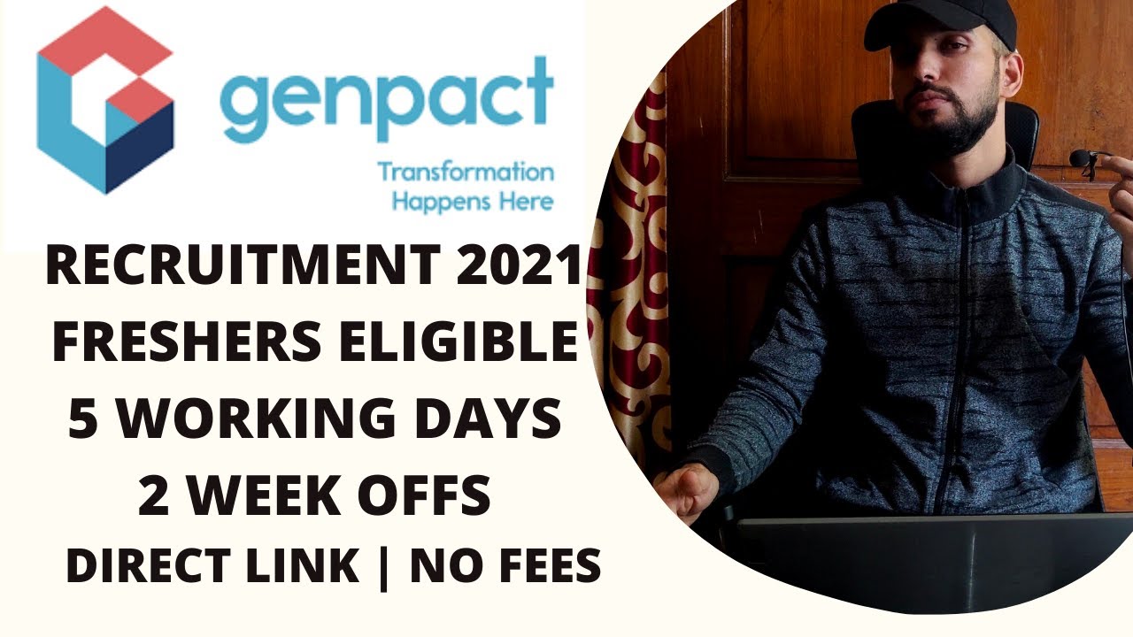 🔴Genpact Jobs For Freshers | Non Technical Jobs | Genpact Recruitment 2021 | Genpact Off Campus