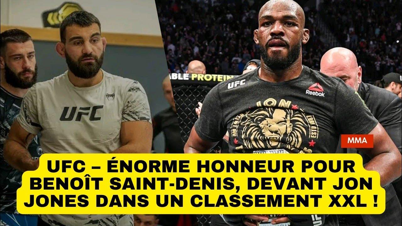 UFC Énorme honneur pour Benoît SaintDenis, devant Jon Jones dans un