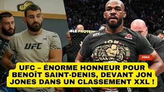 UFC – Énorme honneur pour Benoît Saint-Denis, devant Jon Jones dans un classement XXL !