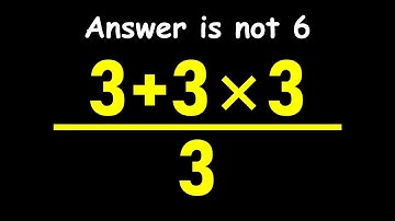 This Simple Math Question Stumps Everyone!