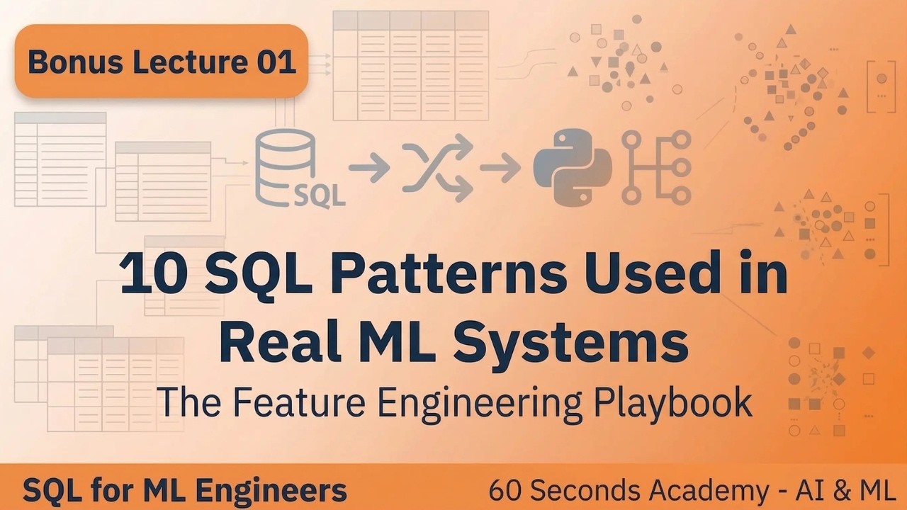 SQL Bonus 1 | The Feature Engineering Playbook |10 SQL Patterns Used in ...