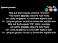 ESCALADE - By: lil aaron &amp; blackbear (Lyrics)