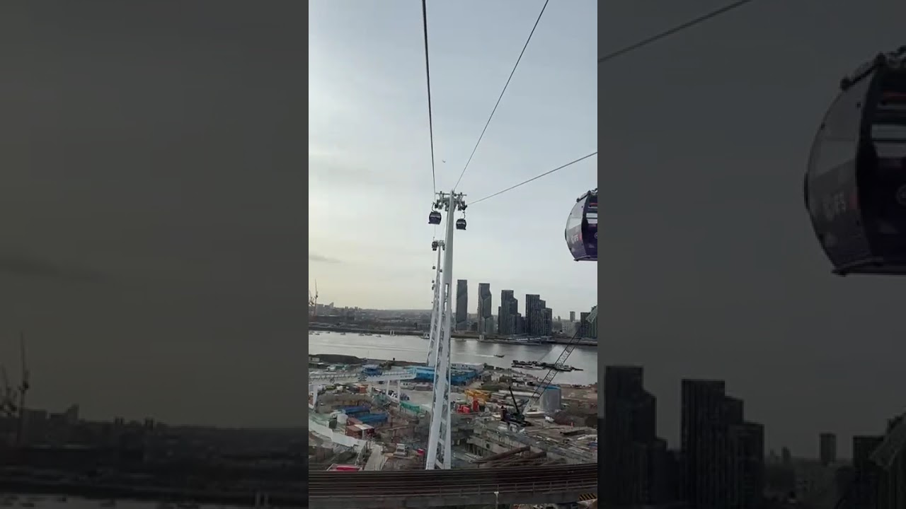 Ifscloud cable car #london #ifscloudcablecar #cablecar #aerial#shortvideo #travel