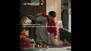 Más que una torre de lavado: LG WashTower™ AI | Conoce sus beneficios