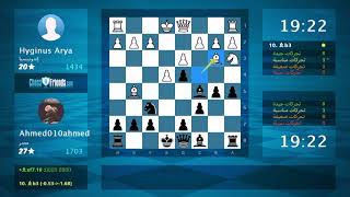 Chess Game Analysis: Hyginus Arya - Ahmed010ahmed : 0-1 (By ChessFriends.com) screenshot 4