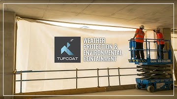 Shrink-wrap construction screens  - Tufcoat