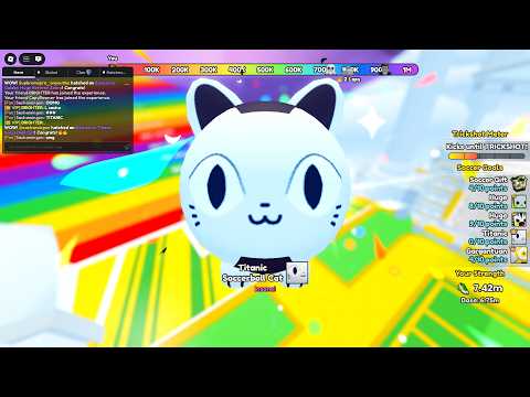 Hatching Titanic Soccerball Cat In Pet Simulator 99! (NO WAYYYY)
