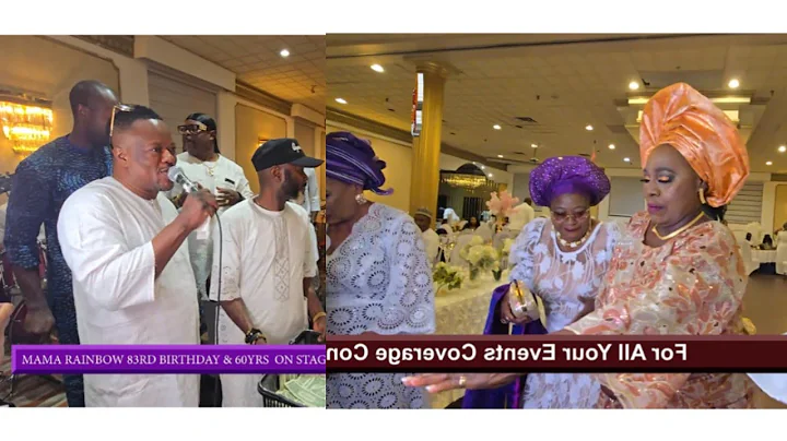 LANRE ATORISE SERENADES GUESTS AT VETERAN NOLLYWOOD ACTRESS MAMA RAINBOW 's 83rd BIRTHDAY AND 60 YEA