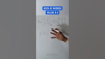 Subtraction of Matrices #tutorial #linearalgebra #matrices