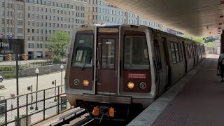 WMATA Metrorail Breda 3000 Series On The Yellow Line At King Street-Old Town Station