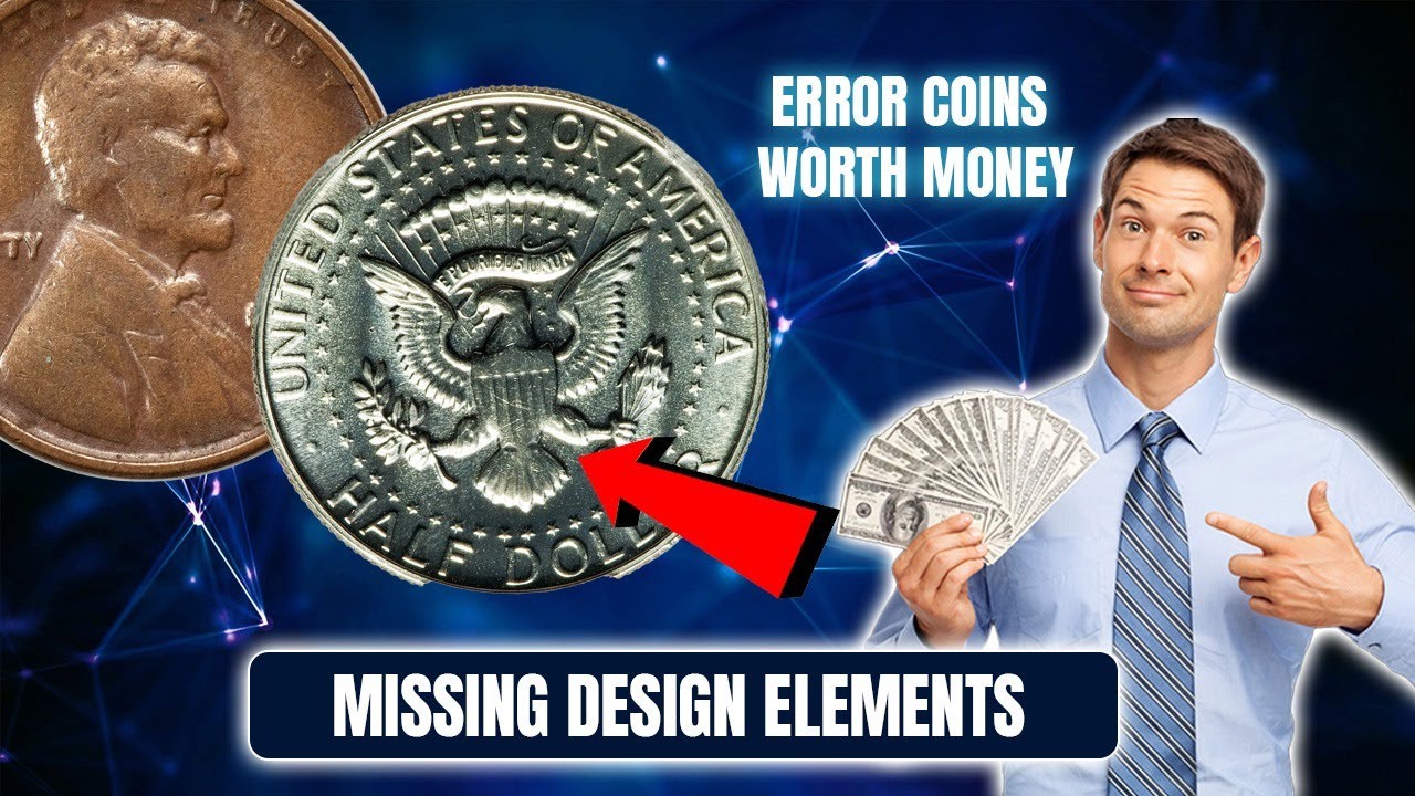 3 RARE Mint Errors Worth THOUSANDS! (Missing Design Elements) - YouTube