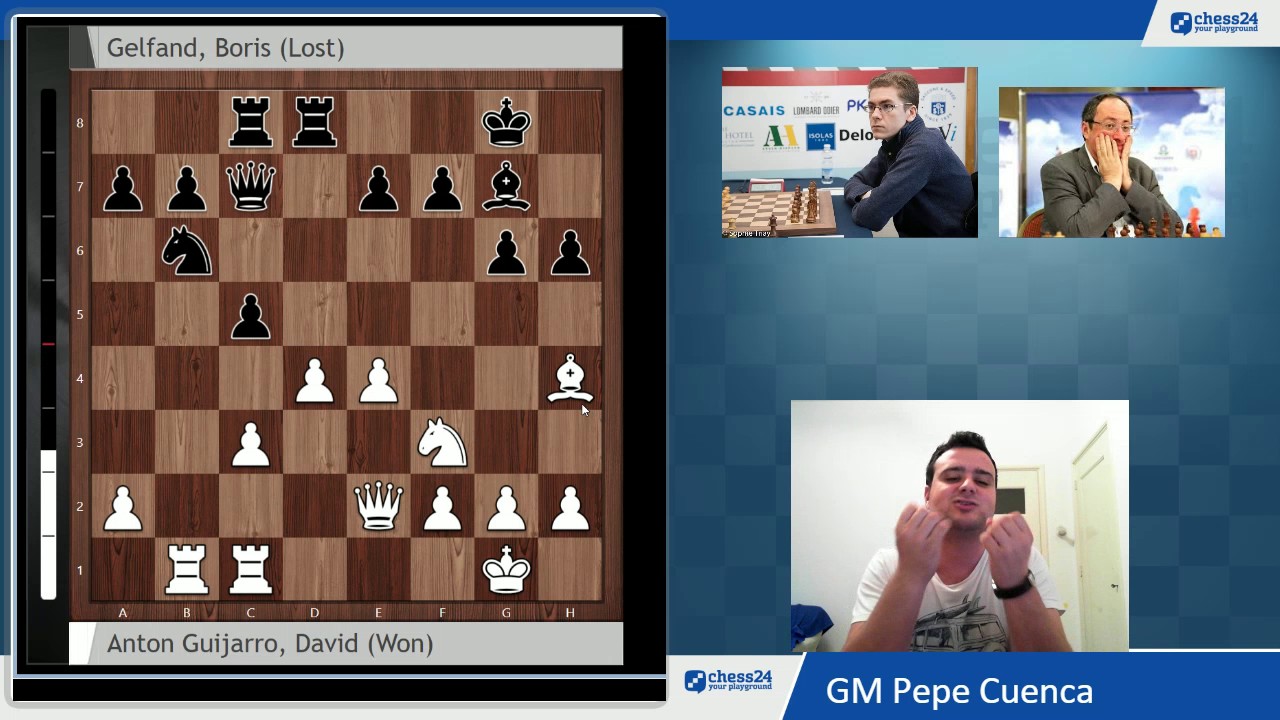 Anton vs Gelfand (Gibraltar Masters 2017)