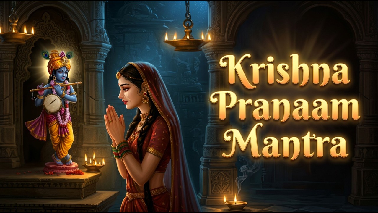 Play This to Erase All Anxiety | Shri Krishna Pranaam Mantra Healing Frequency