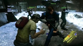 RESIDENT EVIL 6 - 5 Player CO-OP Mercenaries No Mercy x LEFT 4 DEAD 2 | PART 1