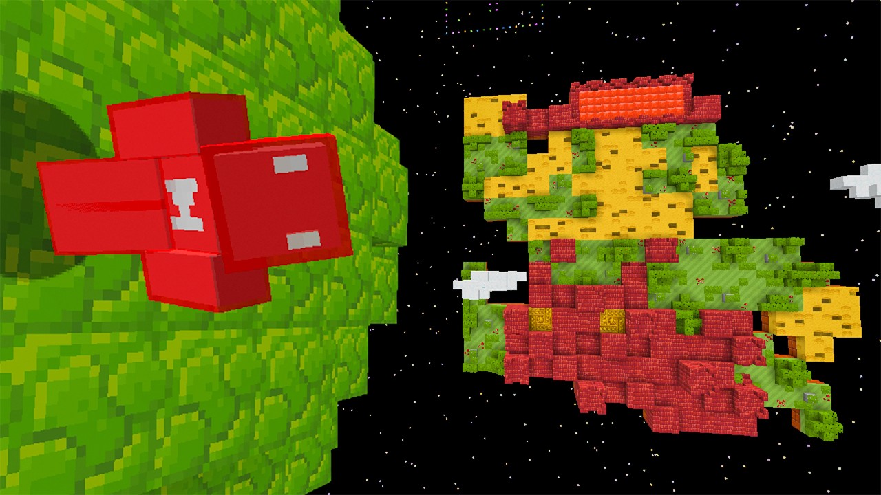 Mario Galaxy Hide And Seek In Minecraft