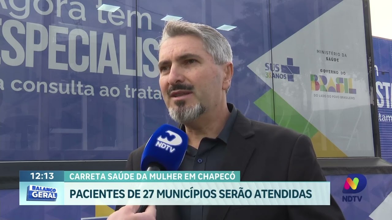 Carreta da Saúde da Mulher atenderá pacientes de 27 municípios