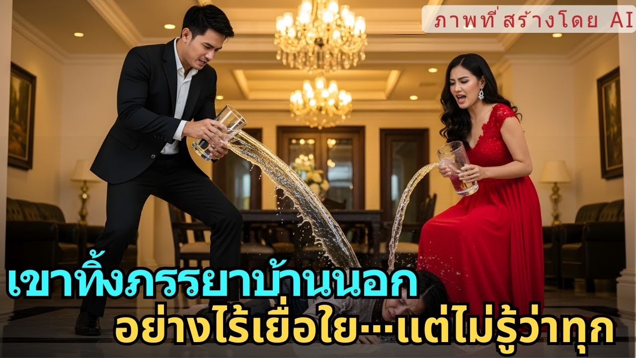 เขาทิ้งภรรยาบ้านนอกอย่างไร้เยื่อใย…แต่ไม่รู้ว่าทุกก้าวของเขาอยู่ในแผนของเธอมาตลอด! |AI FICTIONAL