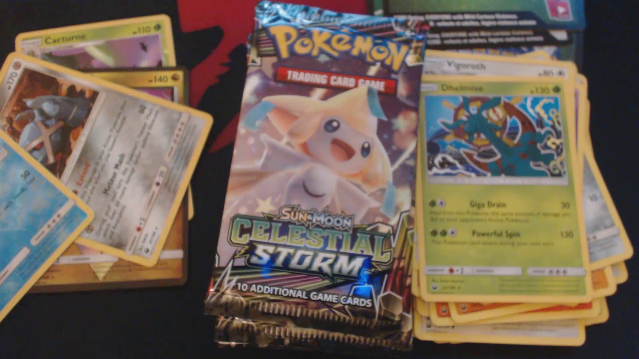Celestial Storm Opening 9 Booster Packs 10 Pokemon TCG