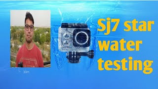 🤔Water Testing of || Sj7 Star True 4k Action Cam||