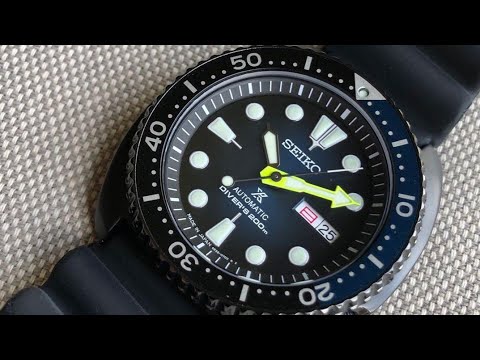 SEIKO Darth Turtle Blacked Out Edition Ref. SBDY041 - YouTube