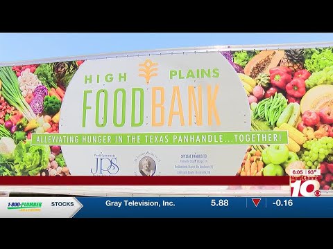 VIDEO High Plains Food Bank serves food boxes in Hedley for senior citizens
