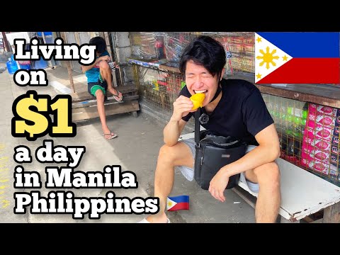 Living On $1 For 24 Hours In Manila, Philippines🇵🇭