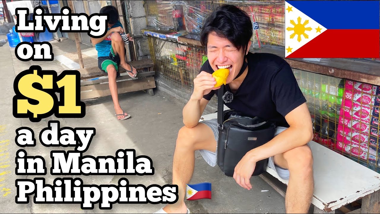Жизнь на 1 доллар в течение 24 часов в Маниле, Филиппины🇵🇭