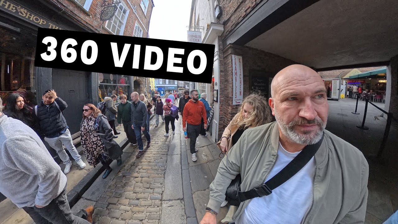 Видеотест SHAMBLES YORK 360 VR (insta360 X5)
