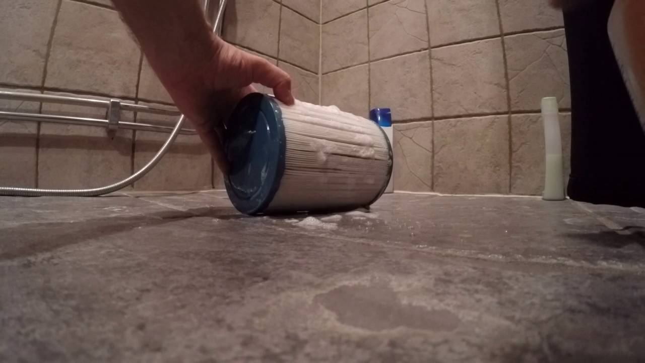 SPA filter cleaning YouTube
