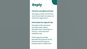 Semantic Elements in HTML5 #shorts #html #youtubeshorts