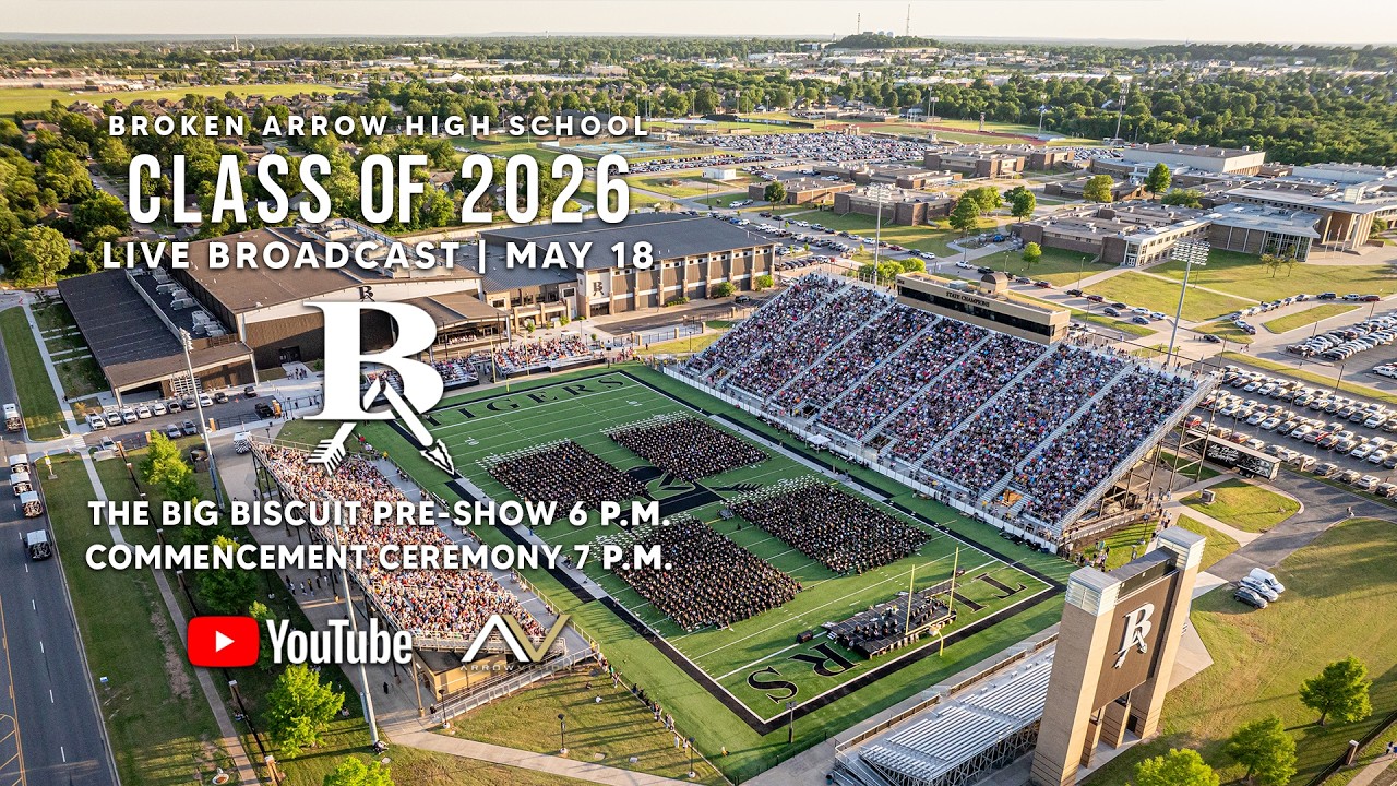 Broken Arrow High School Class of 2026 Graduation Ceremony - YouTube