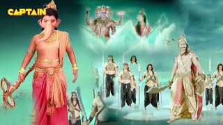 The giant form of Ganesha made Brahma and Mother Saraswati invisible from Brahmaloka Vighnaharta ...