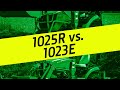 The John Deere 1025R Vs. the John Deere 1023E