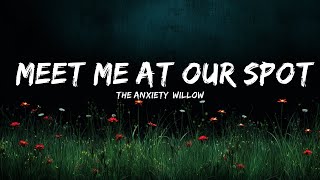 THE ANXIETY, WILLOW - Meet Me At Our Spot (Caught a vibe) (Lyrics) ft. Tyler Cole  | Lyrics Harmon