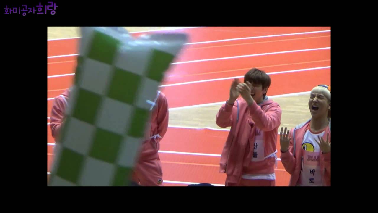 140113 아육대 b1a4 응원법 1,2,3