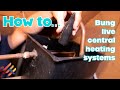 How to Bung live central heating systems