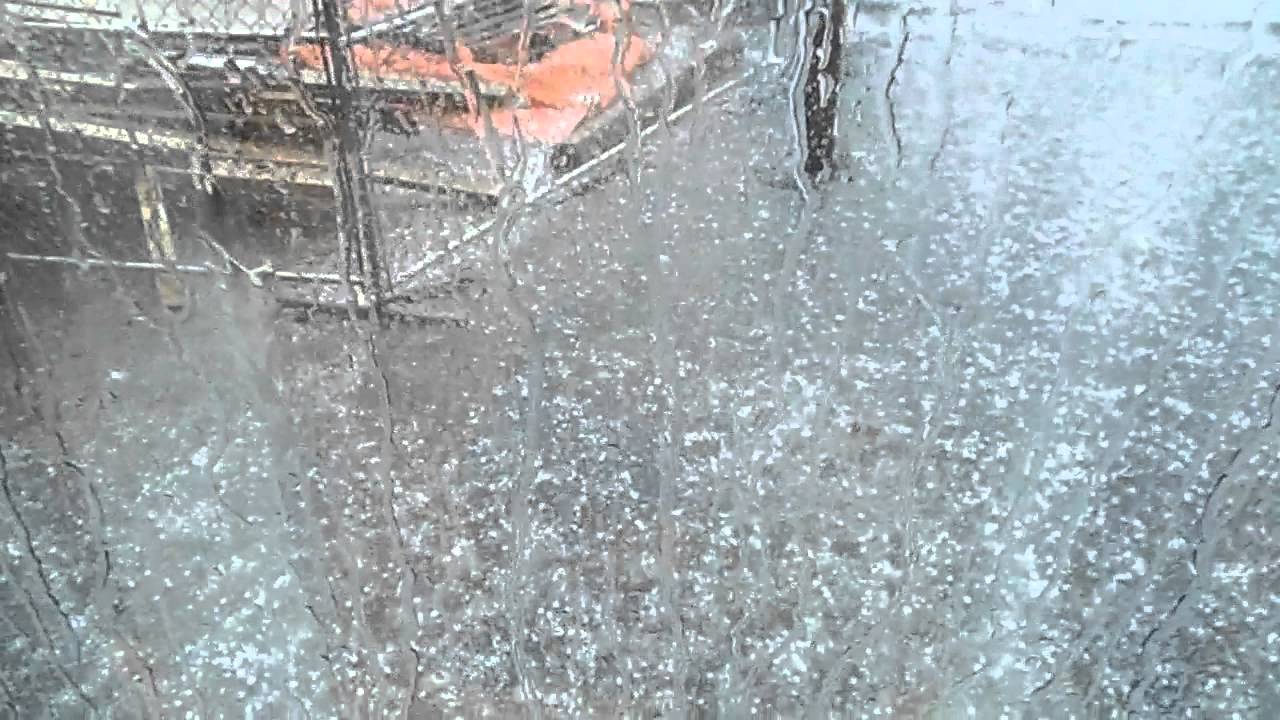 Hail Storm in Calgary - YouTube