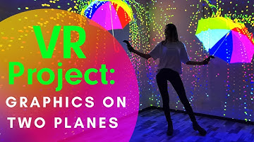 Interactive Generative Graphics on Two Planes, VR Project by ETERESHOP